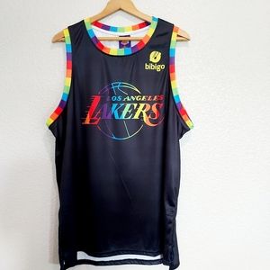Lakers Rainbow Pride Jersey Size XL